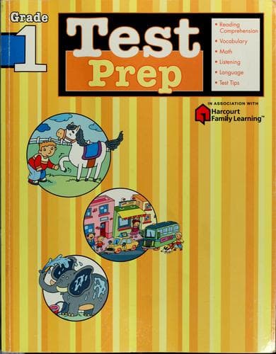 Tapa de Test prep grade 1.