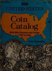 Tapa de United States coin catalog
