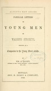 Tapa de Familiar letters to young men on various subjects