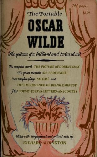 Tapa de The portable Oscar Wilde