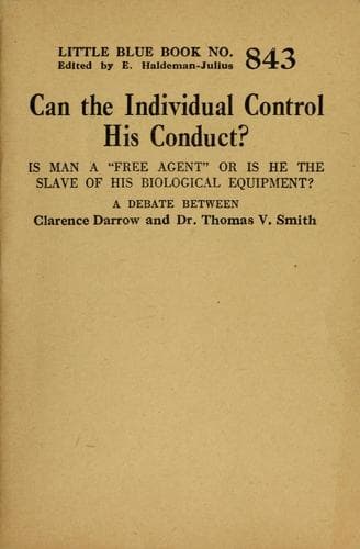 Tapa de Can the individual control his conduct?