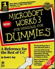 Tapa de Microsoft Works 3 for Windows for dummies