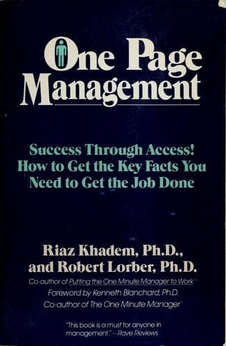 Tapa de One page management
