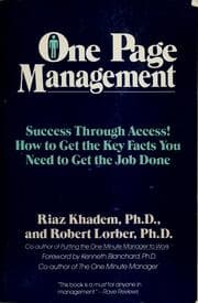 Tapa de One page management