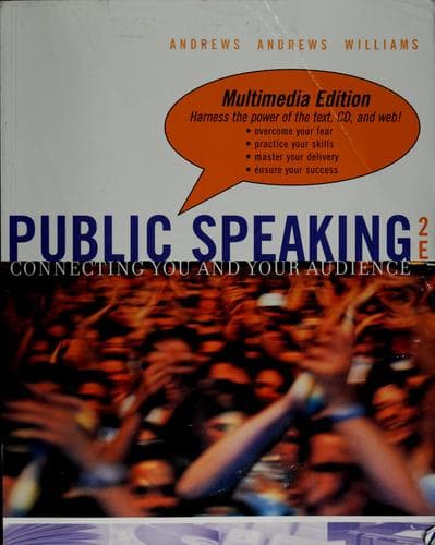 Tapa de Public speaking