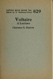 Tapa de Voltaire