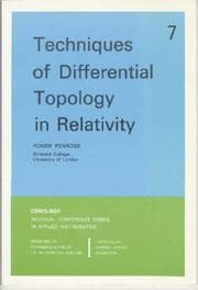 Tapa de Techniques of Differential Topology in Relativity