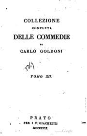 Tapa de Collezione completa delle commedie