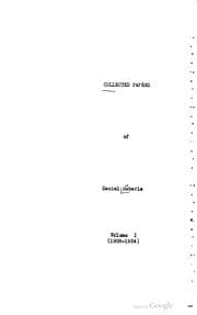 Tapa de Collected papers
