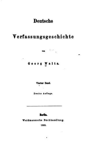 Tapa de Deutsche Verfassungegeschichte