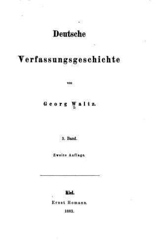 Tapa de Deutsche Verfassungegeschichte