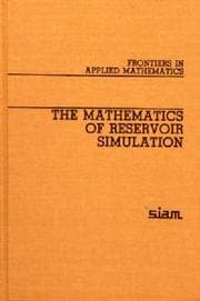 Tapa de The Mathematics of reservoir simulation
