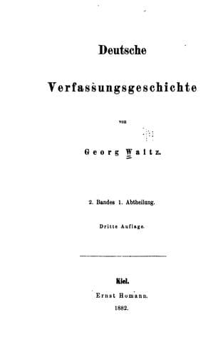 Tapa de Deutsche Verfassungegeschichte