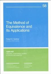 Tapa de The method of equivalence and its applications