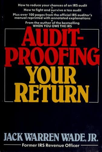 Tapa de Audit-proofing your return