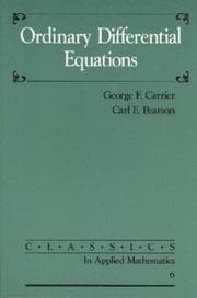 Tapa de Ordinary differential equations