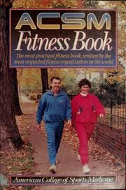 Tapa de ACSM fitness book