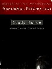 Tapa de Abnormal psychology, Canadian edition