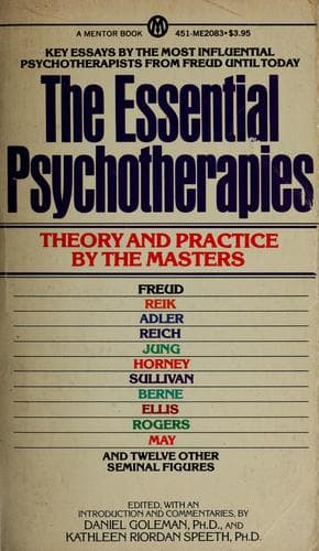 Tapa de Essential Psychotherapy (Mentor Books)