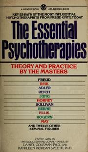 Tapa de Essential Psychotherapy (Mentor Books)