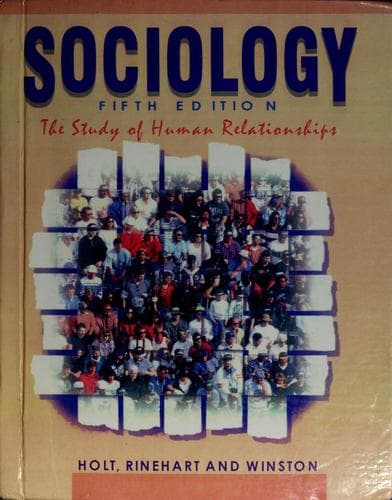 Tapa de Sociology