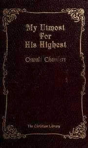 Tapa de My utmost for His Highest