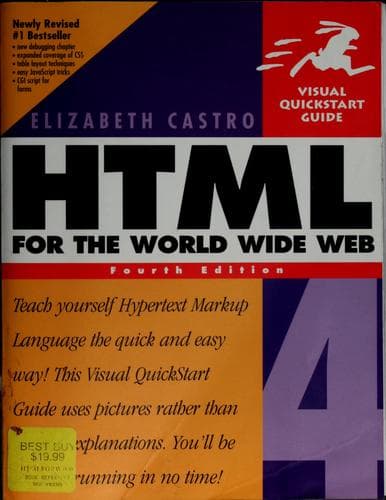 Tapa de HTML 4 for the World Wide Web