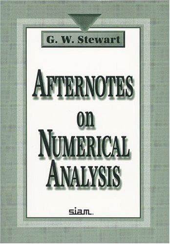 Tapa de Afternotes on numerical analysis