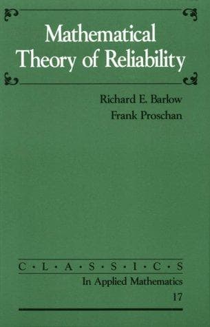 Tapa de Mathematical theory of reliability