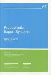 Tapa de Probabilistic Expert Systems (CBMS-NSF Regional Conference Series in Applied Mathematics)