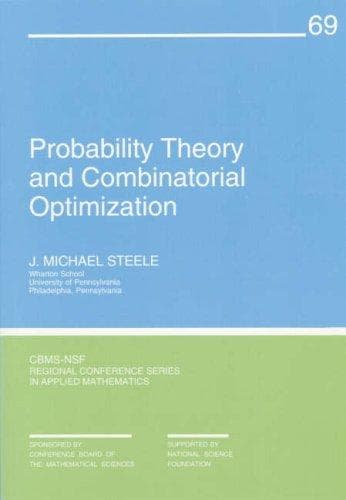 Tapa de Probability Theory and Combinatorial Optimization (CBMS-NSF Regional Conference Series in Applied Mathematics)