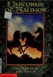 Tapa de Valley Of Fear (Unicorns Of Balinor #3)