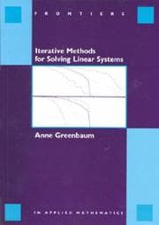 Tapa de Iterative Methods for Solving Linear Systems (Frontiers in Applied Mathematics)