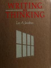Tapa de Writing as thinking