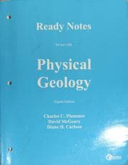 Tapa de Ready notes for use with Physical geology