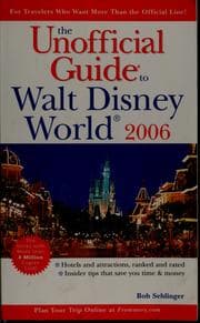 Tapa de The unofficial guide to Walt Disney World 2006