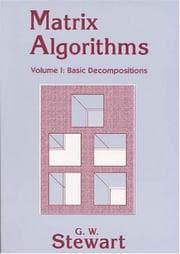 Tapa de Matrix algorithms