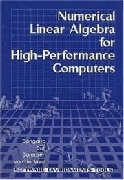 Tapa de Numerical linear algebra for high-performance computers