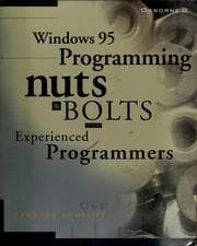 Tapa de Windows 95 programming