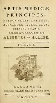 Tapa de Artis medicae principes