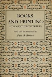 Tapa de Books and printing
