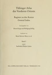 Tapa de Tübinger Atlas des Vorderen Orients