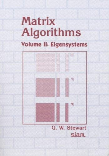 Tapa de Matrix Algorithms, Volume II