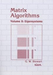 Tapa de Matrix Algorithms, Volume II