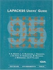 Tapa de LAPACK95 Users' Guide (Software, Environments and Tools)