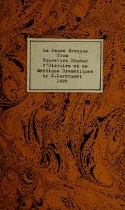 Tapa de La danse Grecque