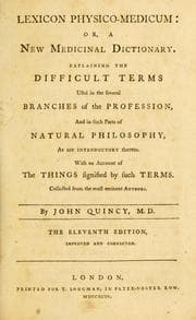 Tapa de Lexicon physico-medicum, or, A new medicinal dictionary