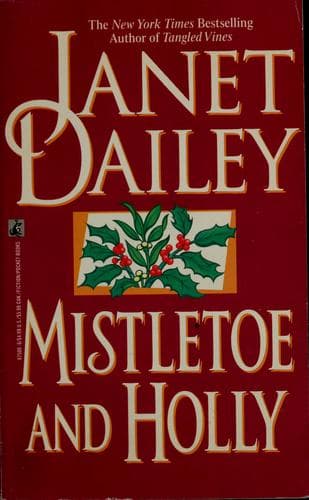 Tapa de Mistletoe and holly
