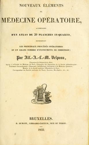 Tapa de Nouveaux éléments de médecine opératoire