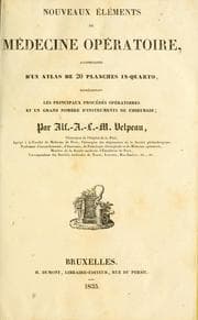 Tapa de Nouveaux éléments de médecine opératoire